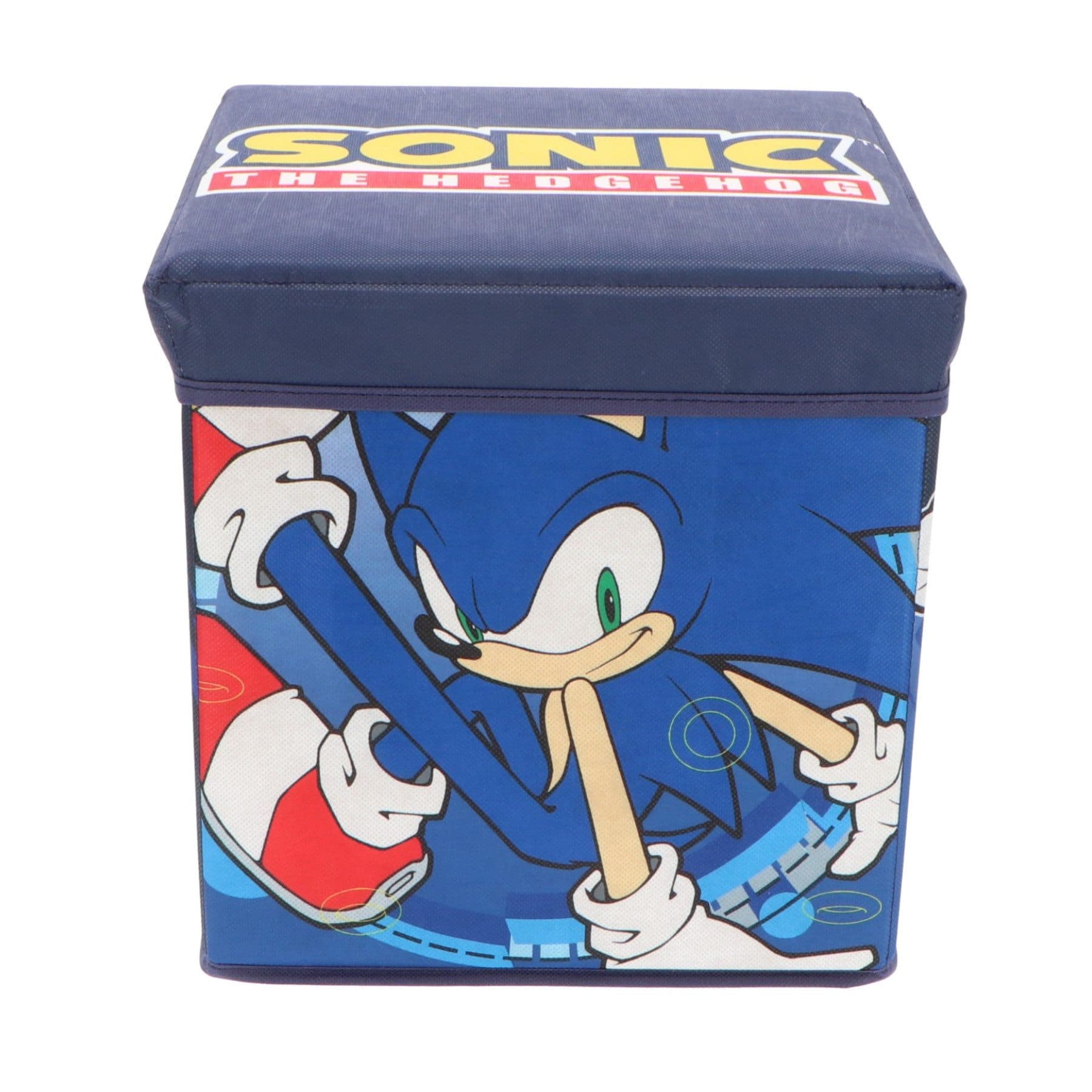 Sonic The Hedgehog Aufbewahrungsbox Sitzbox 30x30x30 cm Blau - Bild 2