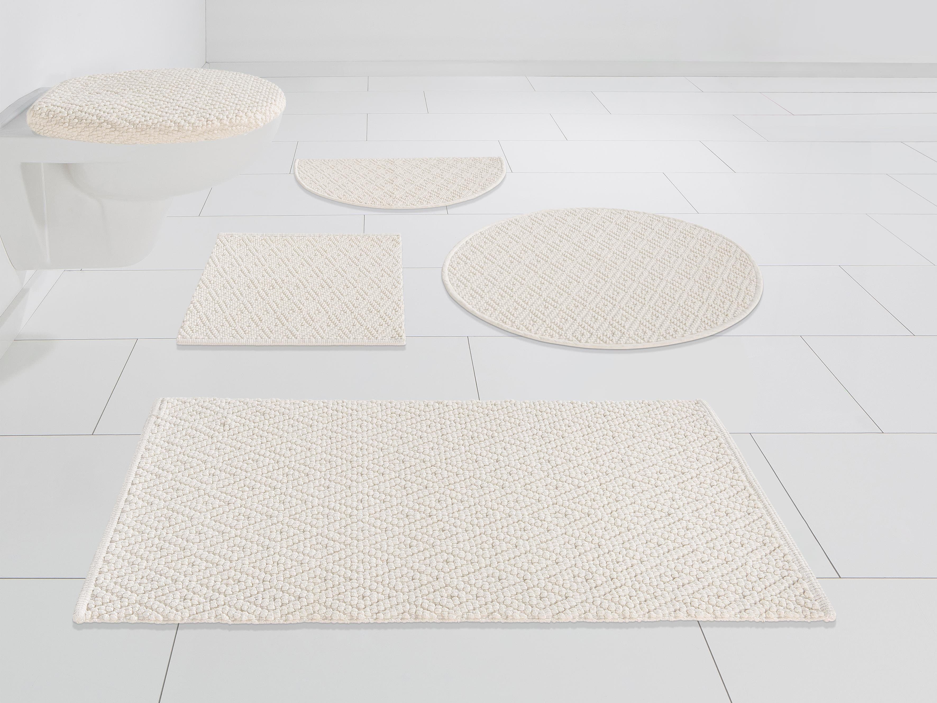 OTTO home Badematte Numan Beige Rauten-Muster Halbrund - Bild 2