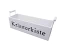 Deko-Impression Kräutertopf Kräuterkiste Kräutergarten Blumentopf Pflanzkiste Holz weiss 39 cm Bild 2