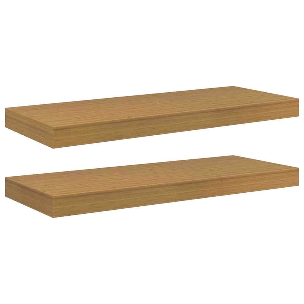 vidaXL Wandregal 2-tlg. Beige Holzwerkstoff Modern - Bild 2