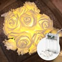 COZY HOME LED-Lichterkette Rosen 5m Warmweiß Batterie & Stecker Bild 2