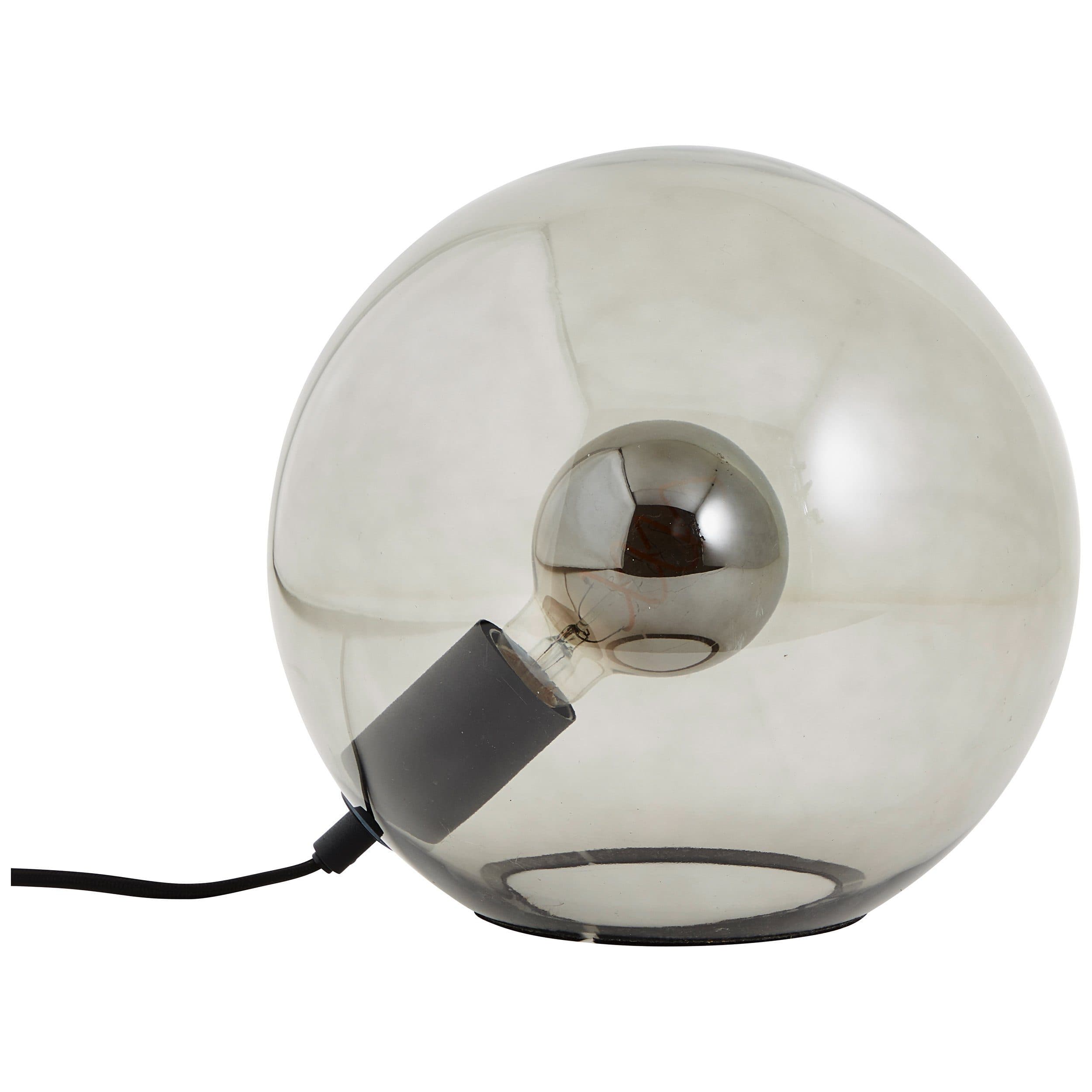 Brilliant Glas-Tischlampe Belado Schwarz/Rauchgrau Glatt - Bild 2