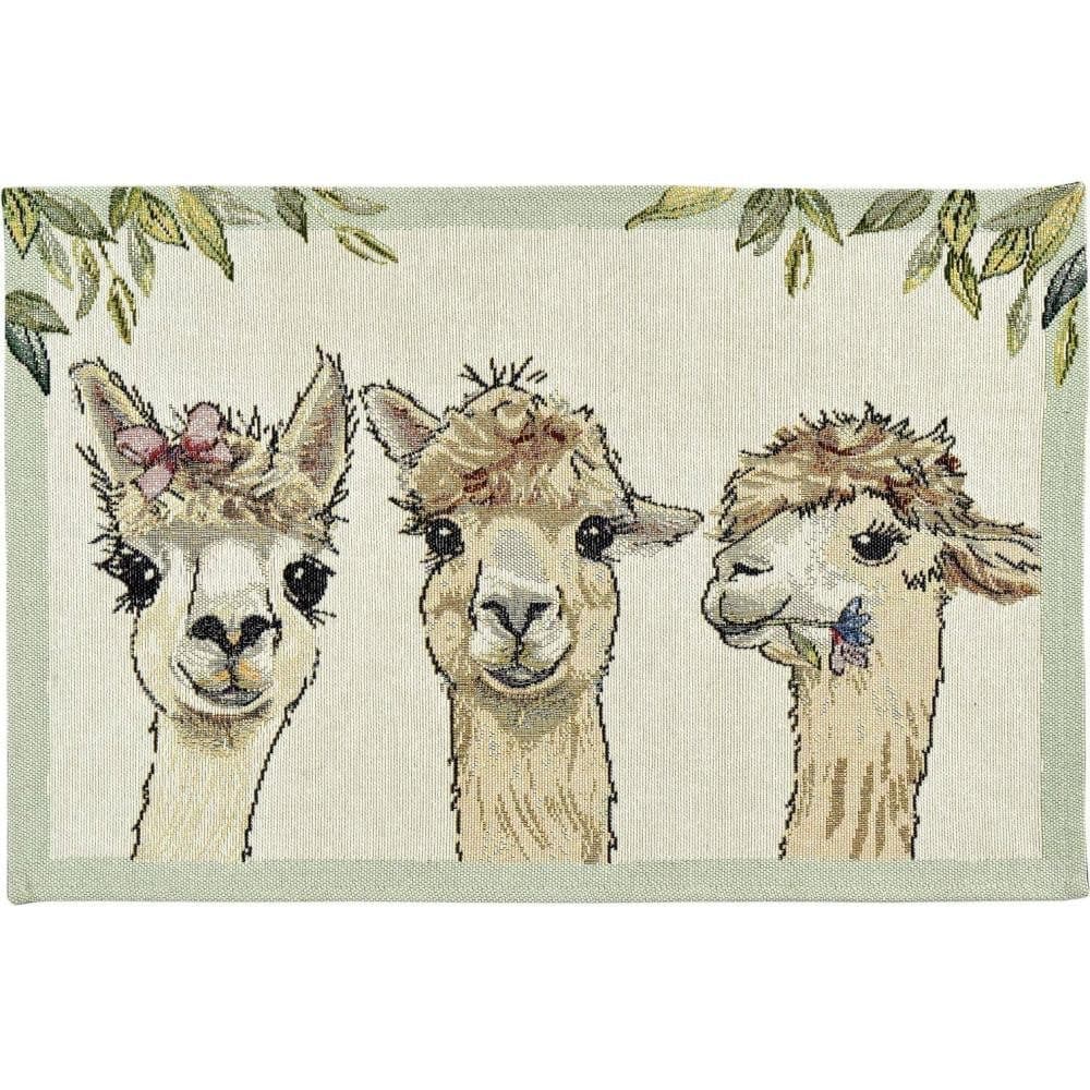 Sander Tischset Threesome mit Lama-Motiv