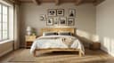 OTTO HOME Massivholzbett Indra Landhausstil Kiefer Beige Bild 2
