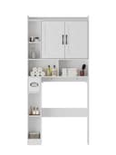 FiveWillowise Badkommode Badezimmerregal mit Schrank Weiß Bild 2