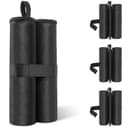 ECENCE Pavillon Sandsäcke 4er Set Schwarz 600D Oxford Bild 2