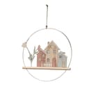 Home-trends24.de Dekohänger Haus Ring Metall Wand Fenster Bild 2