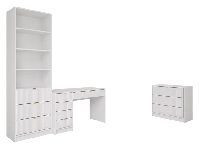 MIRJAN24 Wohnzimmer-Set Tireno V 3er-Set Kommode