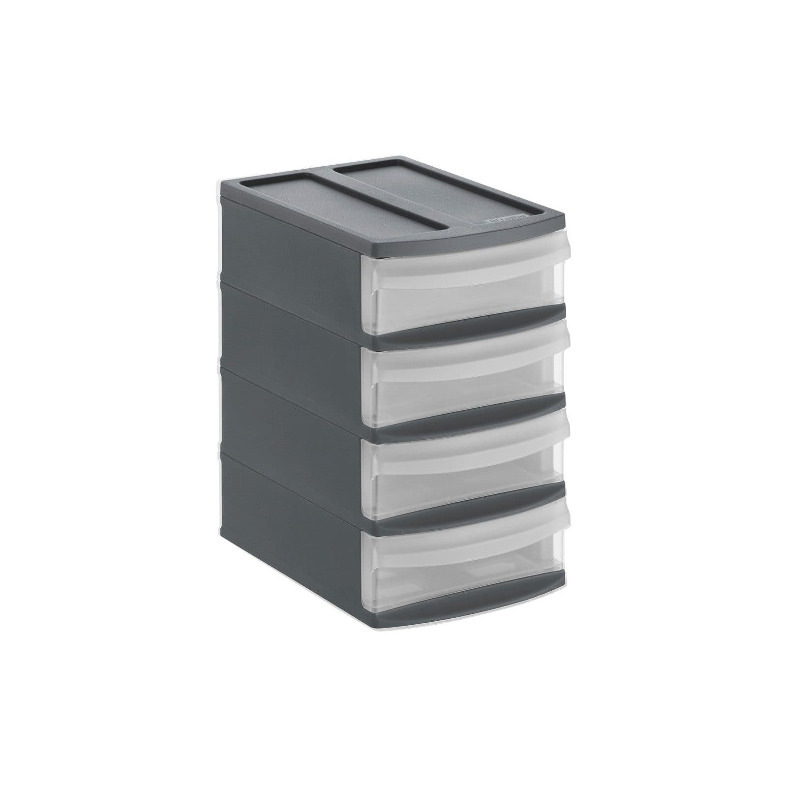 ROTHO Schubladenbox SYSTEMIX Mini Schwarz Transparent - Bild 2