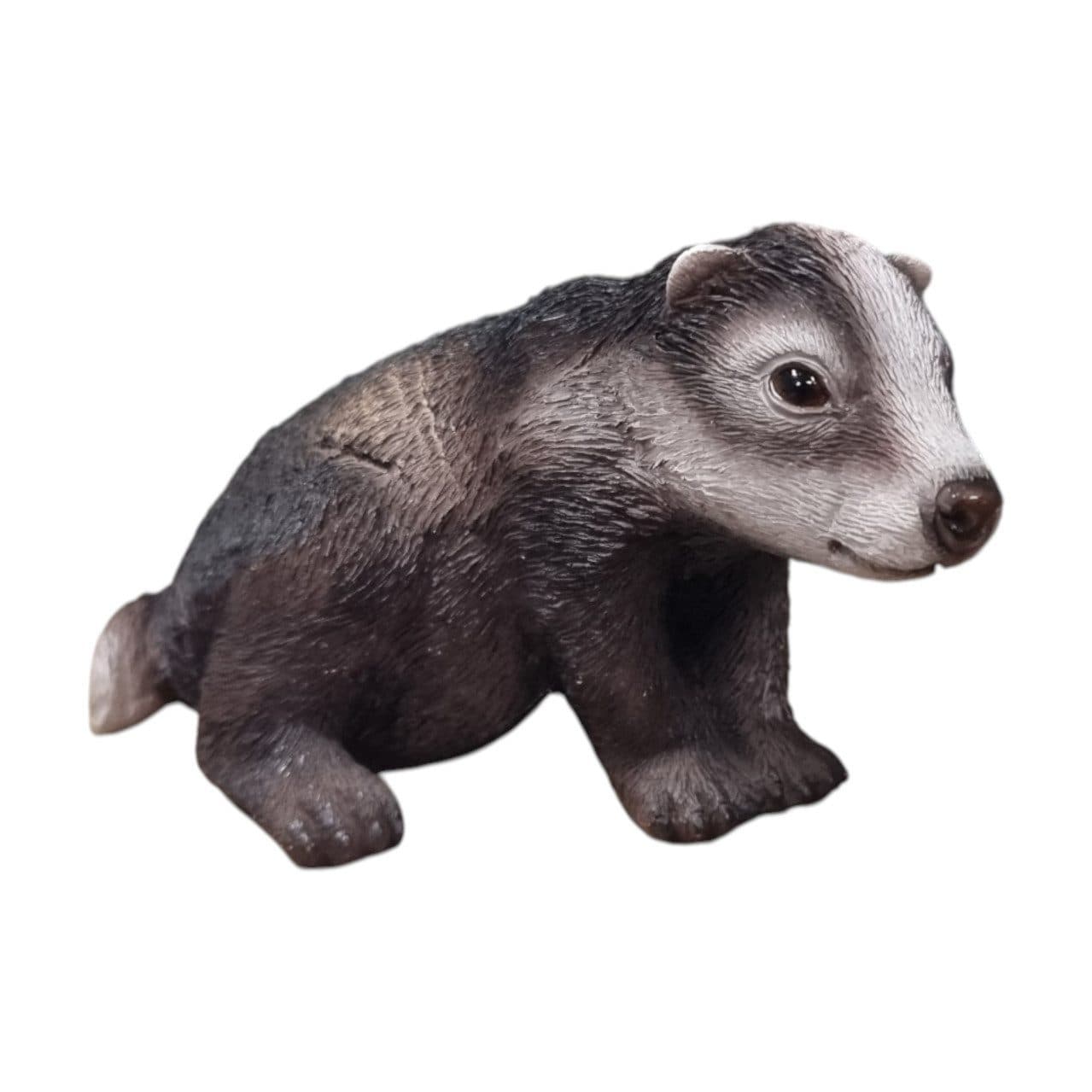Figurendiscounter Dekofigur Dachs Bunt Resin