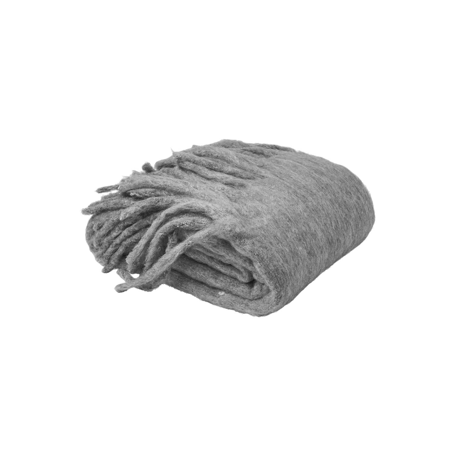 Meyco Home Plaid Grey Melange Kuscheldecke