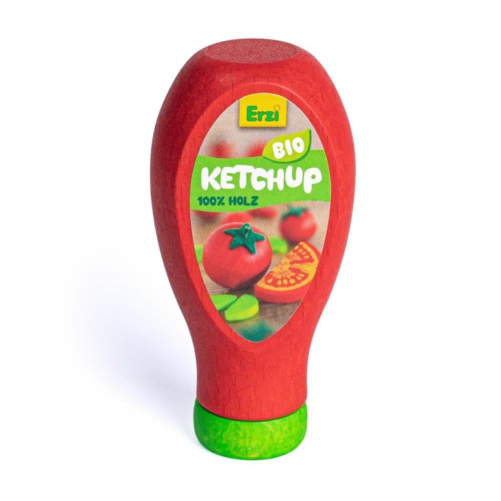 Erzi® Spiellebensmittel Flasche Ketchup Holz Made in Germany