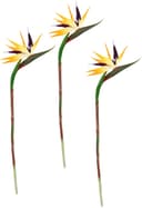 I.GE.A. Kunstblume Strelitzie Paradiesvogelblume 3er Set Gold Grün Bild 2
