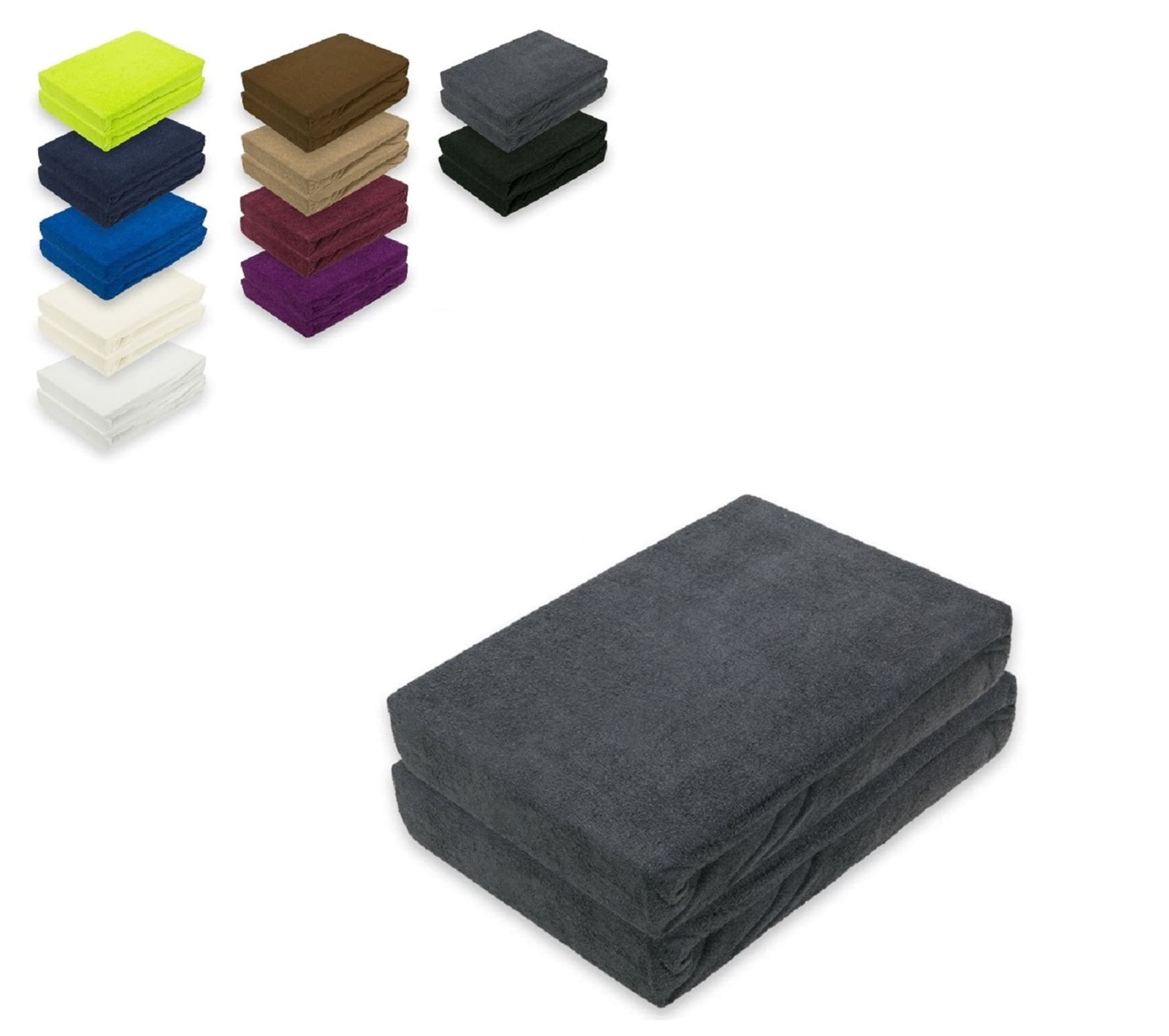 EXKLUSIV HEIMTEXTIL Spannbettlaken Frottee Doppelpack - Bild 2