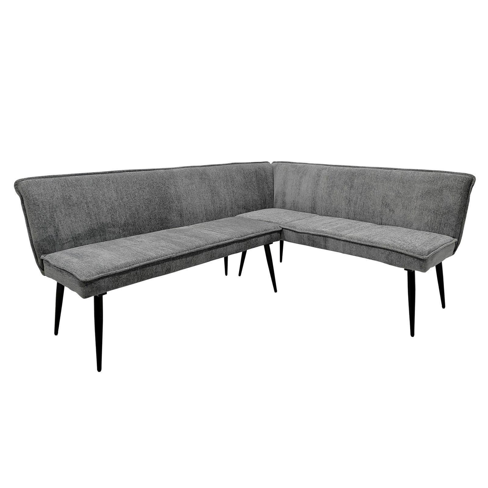 HTI-Living Eckbank Mesilla Blaugrau Chenille-Optik Polsterbank - Bild 2