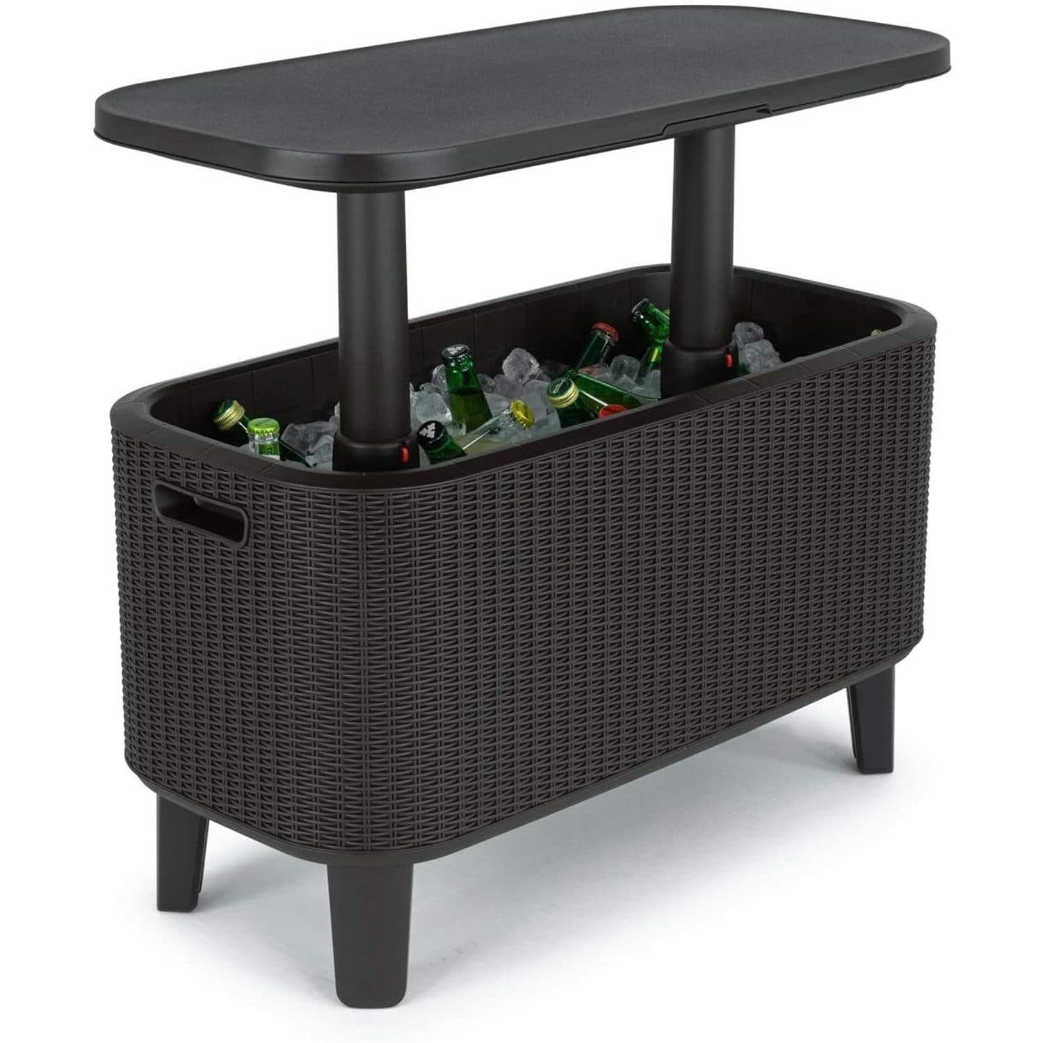 Curver Beistelltisch 2in1 Bevy Cool Bar & Beistelltisch Schwarz - Bild 2