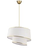 Opviq Kronleuchter Weiß-Gold Metall Körper E27 Bild 2