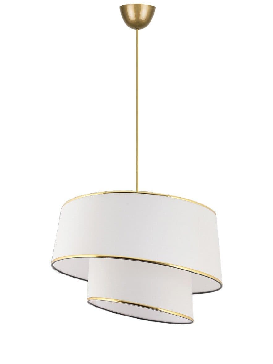 Opviq Kronleuchter Weiß-Gold Metall Körper E27 - Bild 2