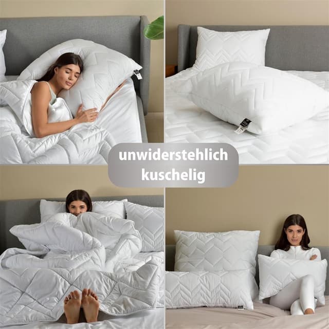 SEI Design Einziehdecke Mikrofaser Bettdecke Winter - Kochfest & Hochwertig