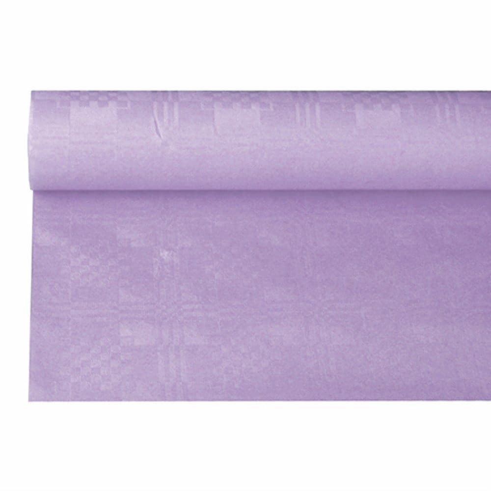 PAPSTAR Papiertischtuch mit Damastprägung Lila 6m x 1,2m