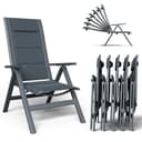 HOMALL Klappstuhl Aluminium 6er Set 7-fach verstellbar Bild 2