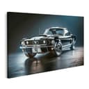 islandburner Leinwandbild Ford Mustang 1960er Muscle Car Wandbild Bild 2