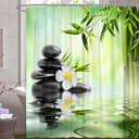 M&W DAS DESIGN Duschvorhang 180x200cm Shower curtains Anti schimmel Waschbar Breite 120 cm Bild 2
