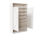 Odikalo Schuhschrank Weiß Multifunktionaler Stauraum Bild 2