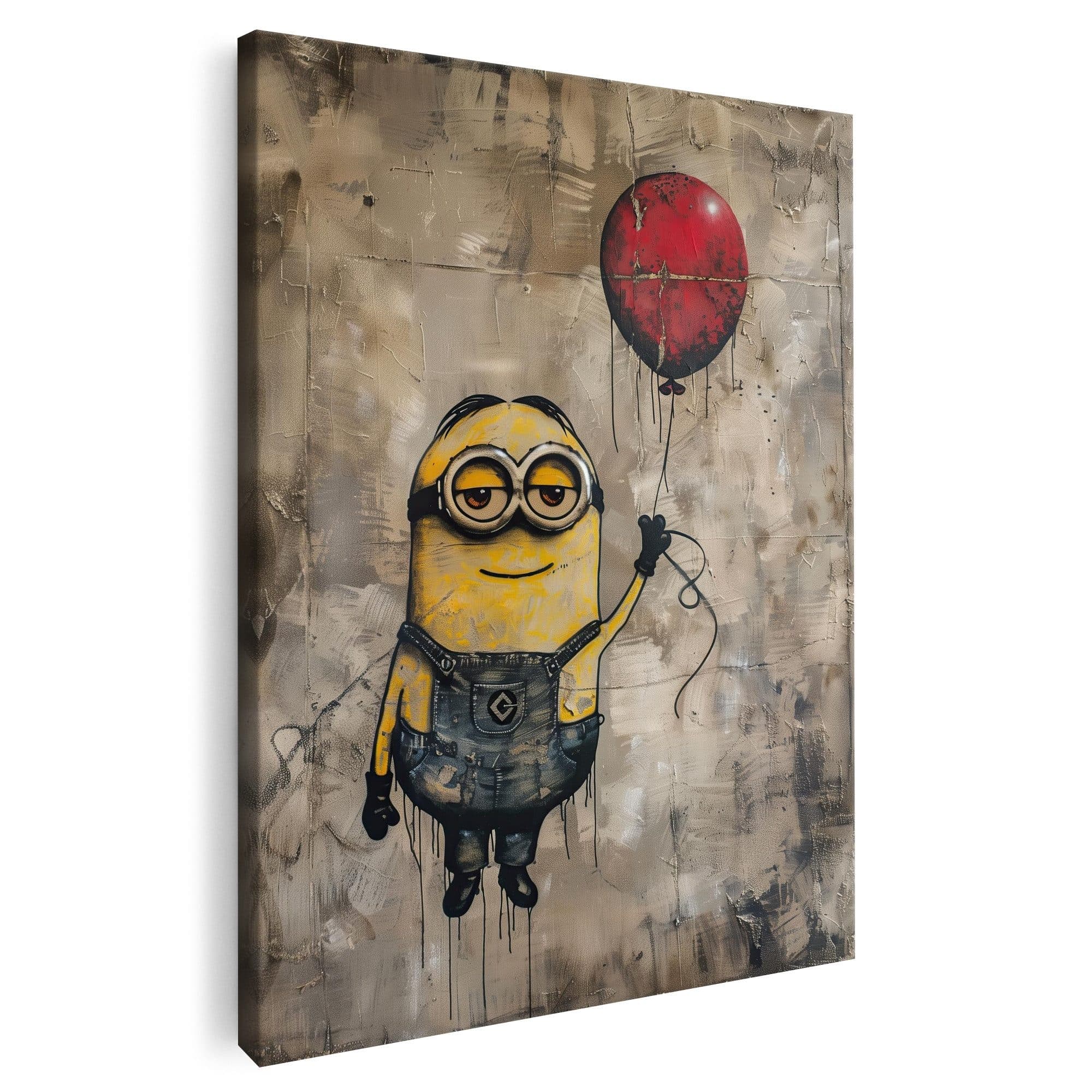 Artmazing Leinwandbild Banksy Minion FSC Holz Keilrahmen - Bild 2