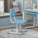 en.casa Kinderstuhl Sauda höhenverstellbar Himmelblau/Weiß Bild 2