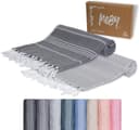 livessa Strandtuch Baumwolle 100x200 cm Saunatuch Badetuch Turkish Hamamtuch Bild 2
