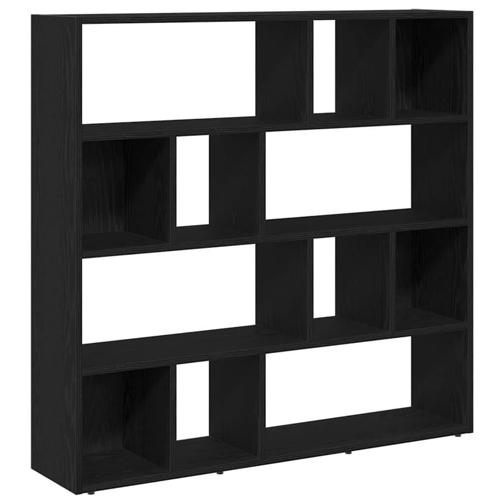 vidaXL Raumteiler Bücherschrank Eiche Schwarz - Bild 2