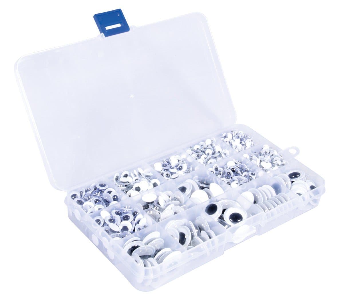 Rayher Kuscheltier Wackelaugen selbstklebend 1500 Stück Box