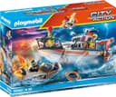 Playmobil Feuerwehr Set – Rettungseinsatz auf dem Wasser Spielbausteine Bild 2