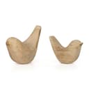 Moritz Skulptur Dekofigur Pure Nature 2er Set Holzvögel aus Mangoholz Bild 2