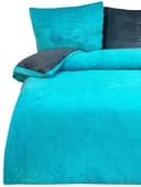 Leonado Vicenti Bettwäsche 3 tlg Winter Thermo Fleece Wende 200x200 cm Bild 2