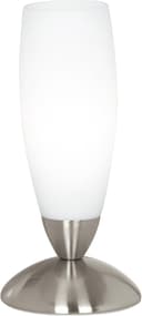 EGLO Tischleuchte SLIM Nickel-matt Weiß E14 Schalter Bild 2