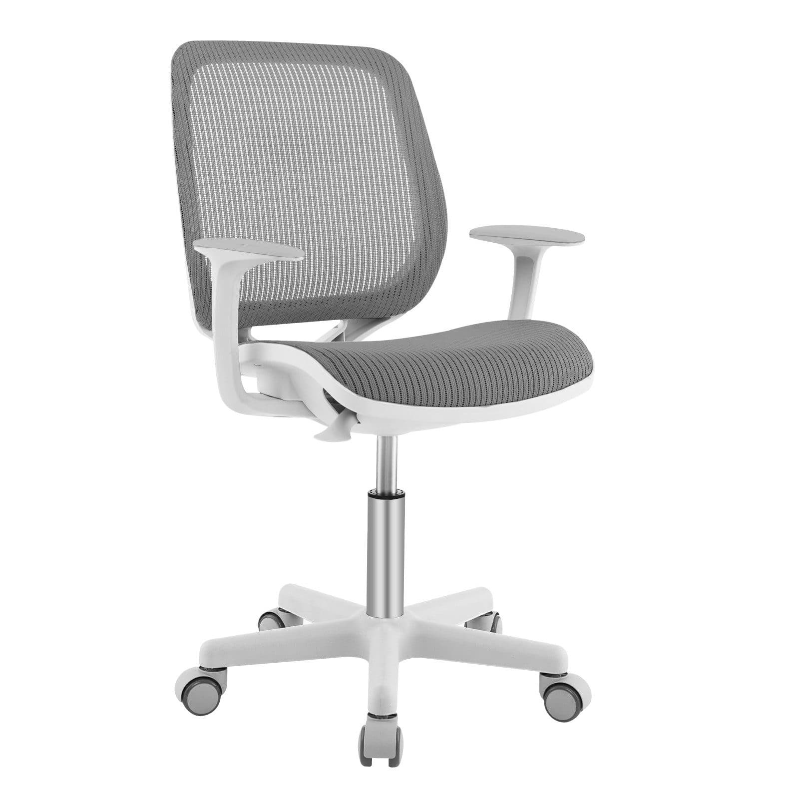 COSTWAY Drehstuhl Kinderstuhl 43-55cm höhenverstellbar mit Rollen 360° drehbar - Bild 2