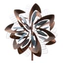 Lemodo Windrad Dandelion Metall Antikblau Antikbraun Bild 2