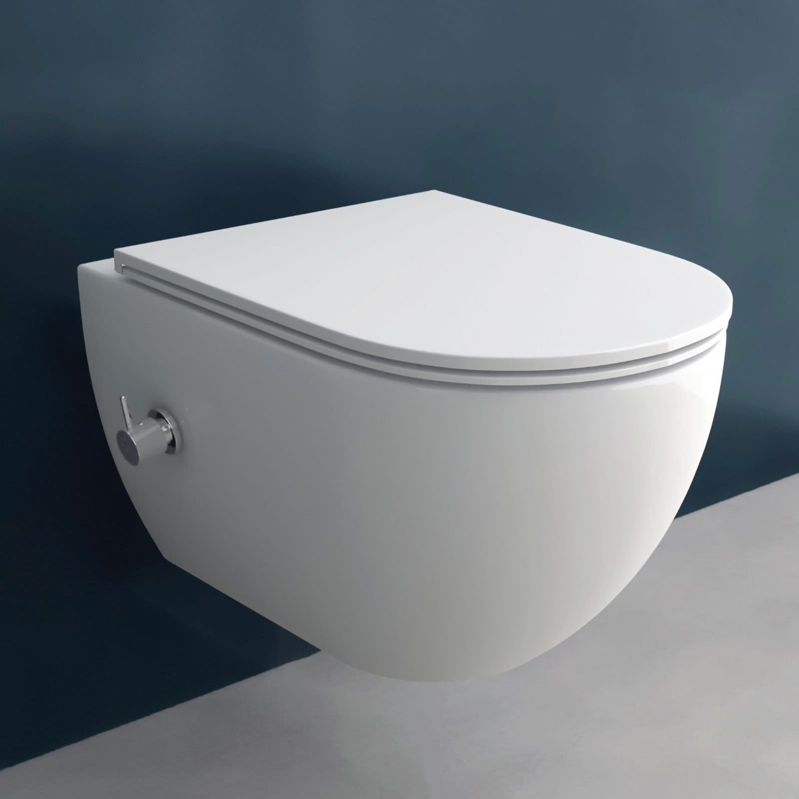 Alpenberger Dusch-WC Hänge WC mit Bidet Funktion Spülrandlos - Bild 2