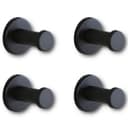 HOOZ Handtuchhaken Edelstahl Set 4-tlg. Schwarz Bild 2