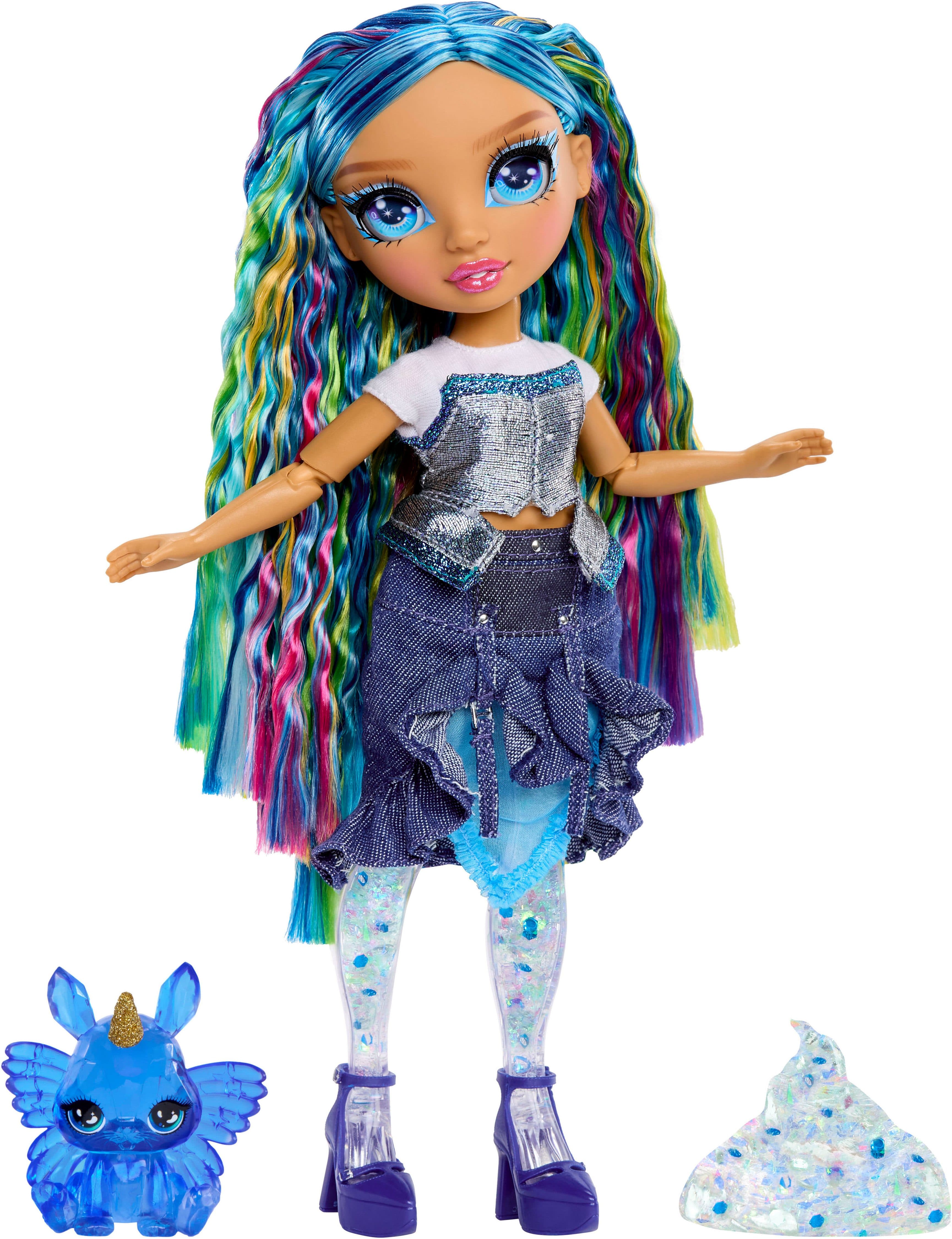 Rainbow High Anziehpuppe Rainbow Shimmers with Slime Fashion Doll, Skyler (blue) - Bild 2