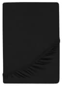 GREEN MARK Textilien Jersey Spannbettlaken Schwarz 100% Baumwolle Bild 2