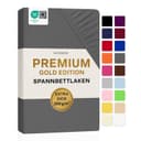 Jacobson Spannbettlaken Premium 200 g/m² Jersey Baumwolle Elasthan Bild 2