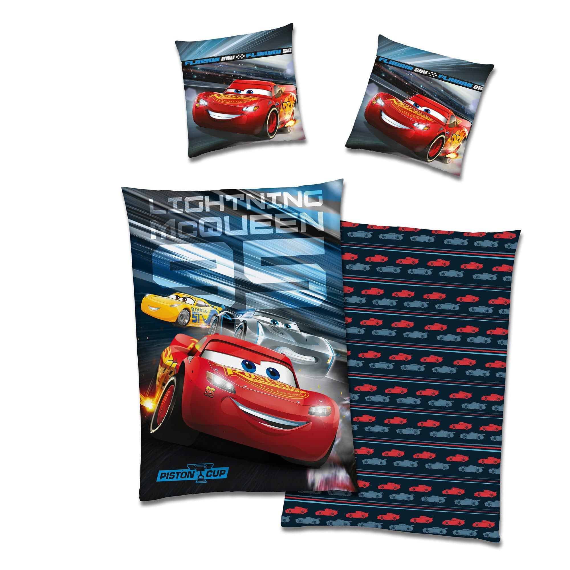 Familando Disney Cars Kinderbettwäsche Microfaser-Flanell Wendemotiv - Bild 2