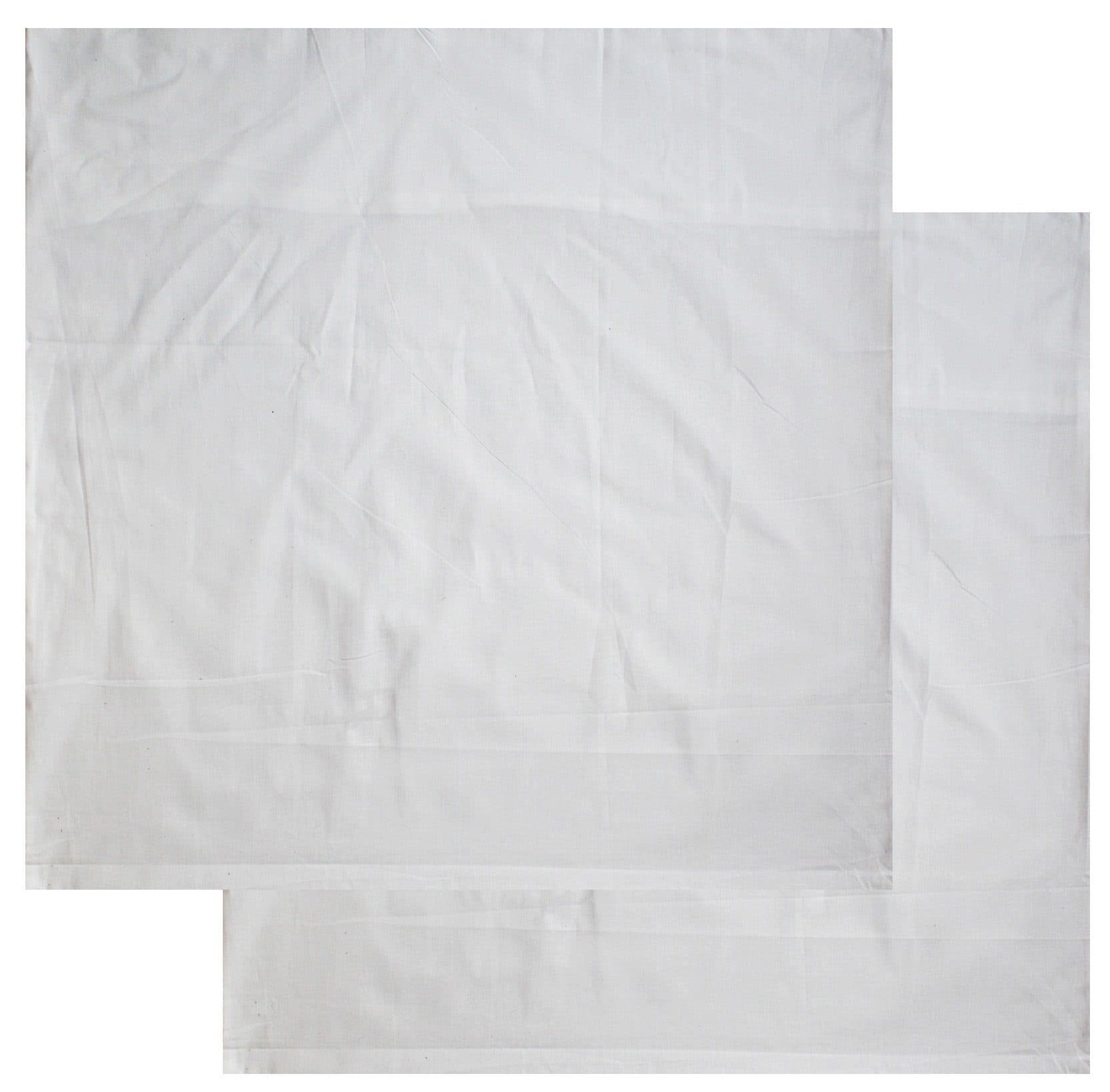 KH-Haushaltshandel Kissenbezug 2er-Set 40x40cm 100% Baumwolle