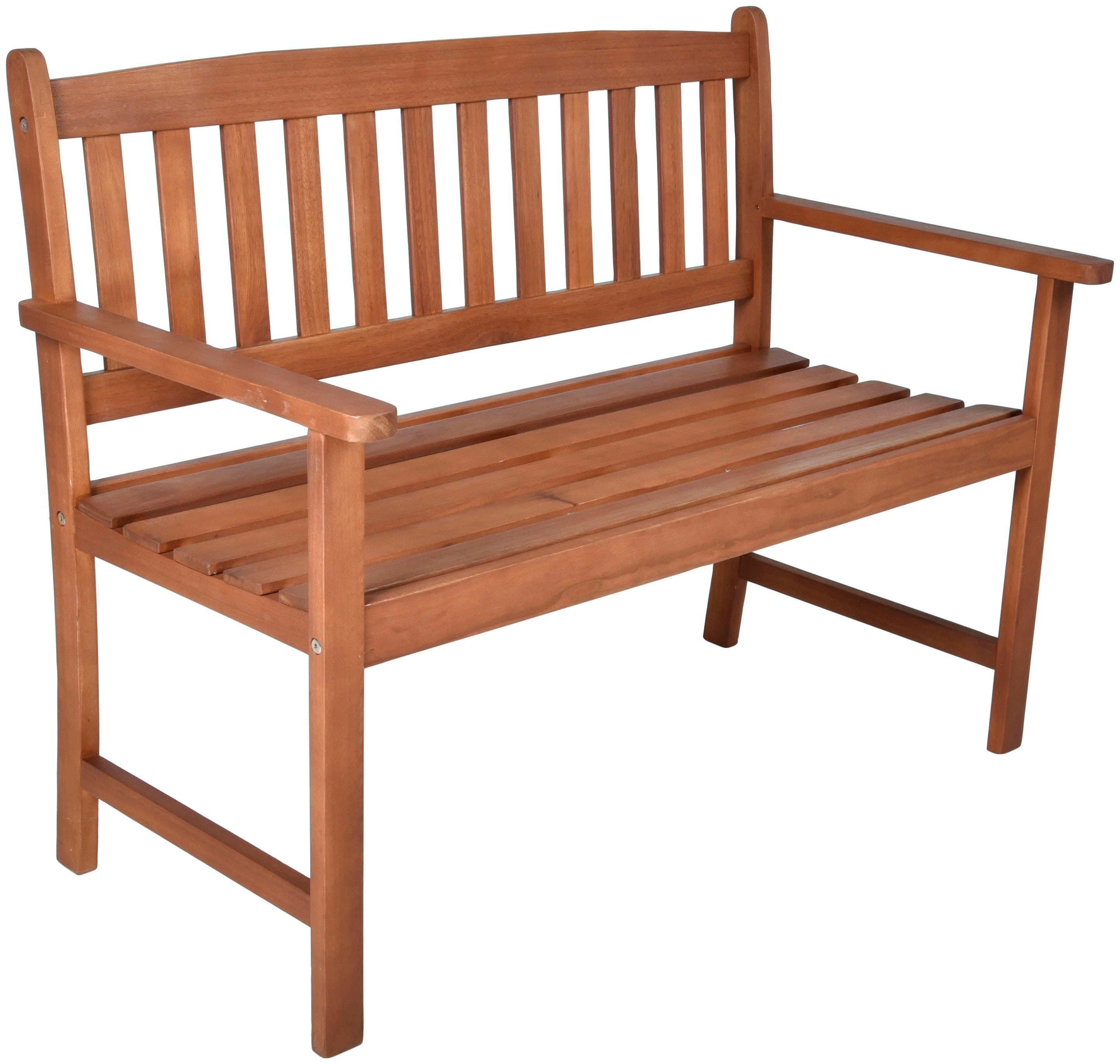 Garden Pleasure Gartenbank Promotion 2-Sitzer Braun Eukalyptus - Bild 2