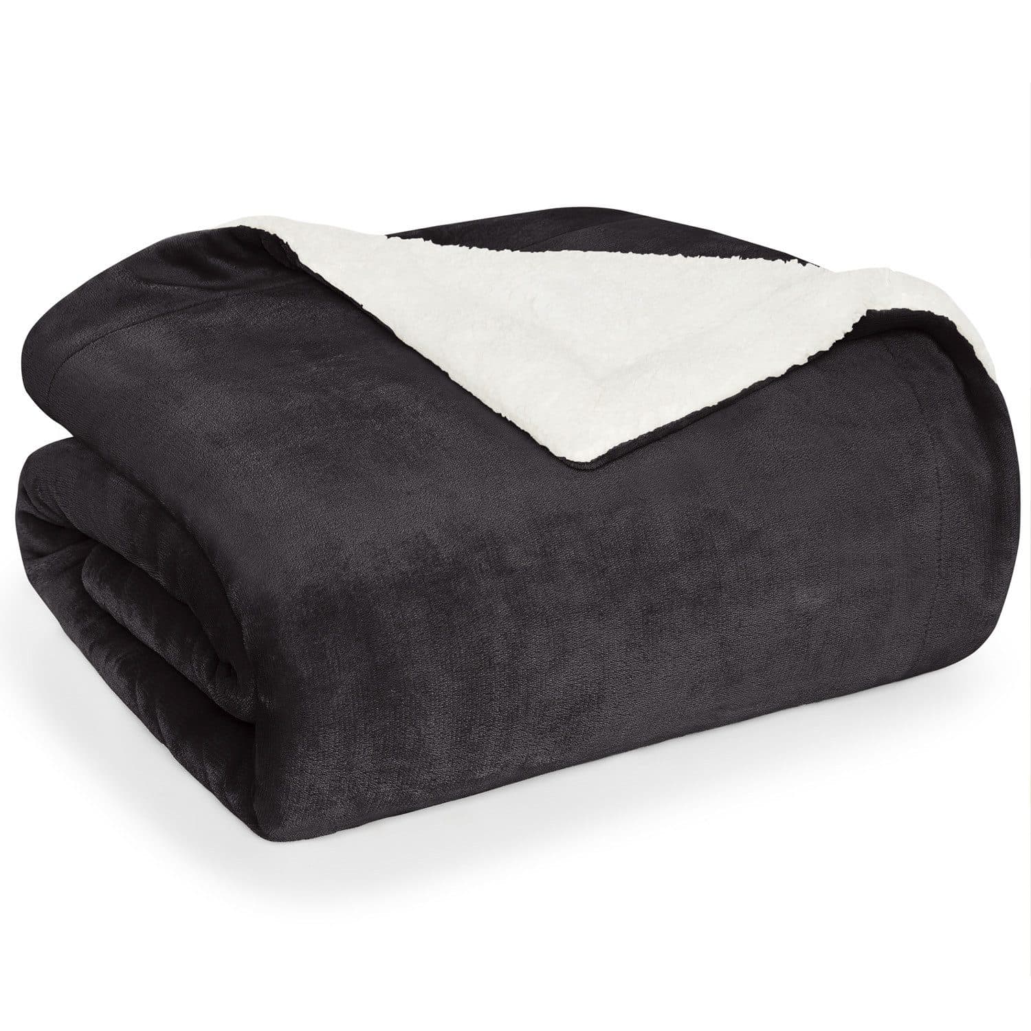 Blumtal Wohndecke Sherpa-Fleecedecke Grau Oeko-TEX - Bild 2