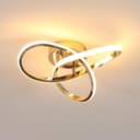 Riserva LED Deckenleuchte Kleeblatt Design Gold 30W 3000K Modern Bild 2