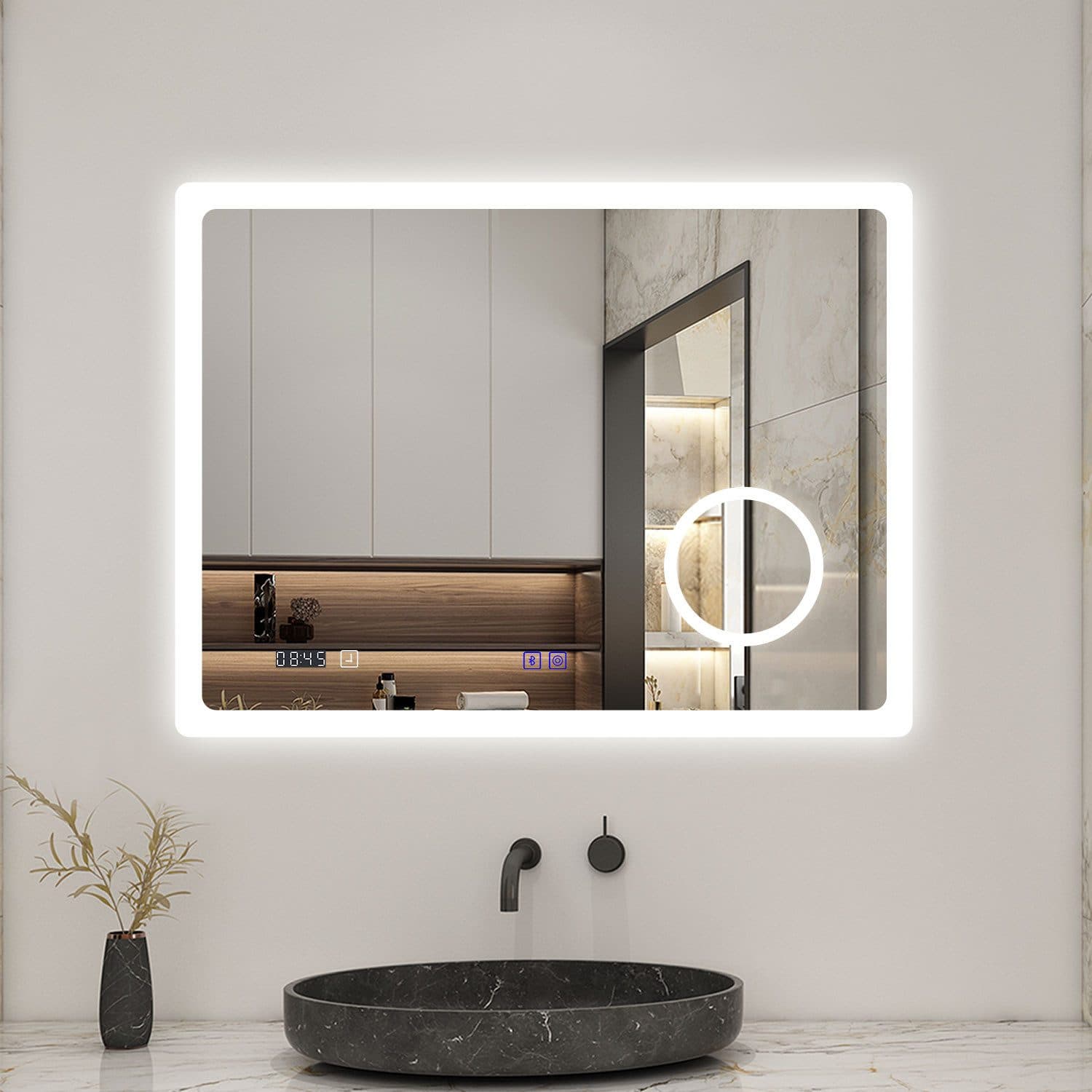 Aica Sanitär Badspiegel mit LED-Beleuchtung dimmbar - Bild 2